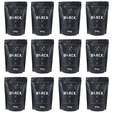 Imagem de KIT COM 12 ERVA MATE 500G PARA TERERÉ BLACK ERVA (Energético)