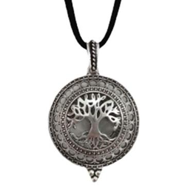 Imagem de Colar Perfumeiro Árvore 35 mm - Sunshine Cristais Cor:Prata