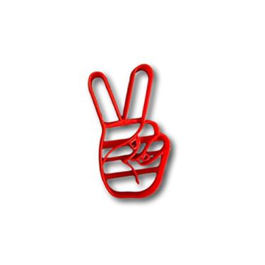 Imagem de Cortador de biscoito Victory/Peace Sign