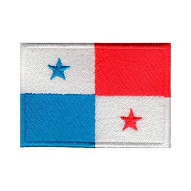Imagem de Patch Bordado - Bandeira Do Panamá BD50056-426 Fecho de Contato