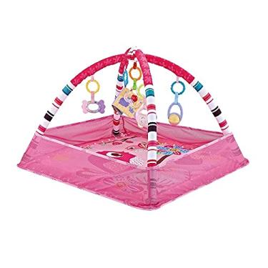 Imagem de Tapete de Atividades Interativo Com Piscina de Bolinhas Park Rosa