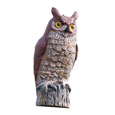 Imagem de Design Decoy Estátua, Falso Espantalho, Protetor de Esquilos e Coelhos de Pombos de Pragas Impedimento para Jardim Ao