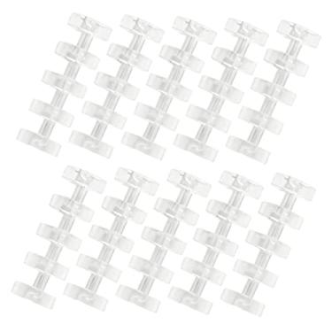 Imagem de Tofficu 20 Unidades encadernador pasta de plástico artigos de papelaria clipes de fichário papelaria criativa fichário segmentado prático caderno página de recados livro de folhas soltas