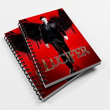 Imagem de Caderno Universitário 10 Mat Serie Lucifer