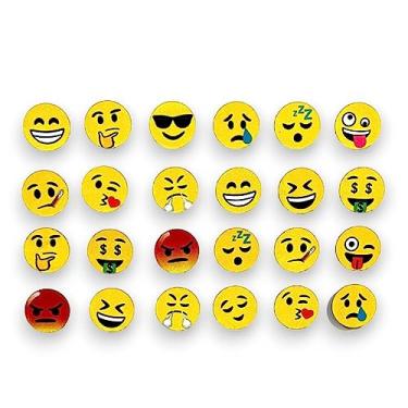 Imagem de Imãs De Geladeira e quadro magnético De Emojis 24 Un - Mural De Fotos Emoctions