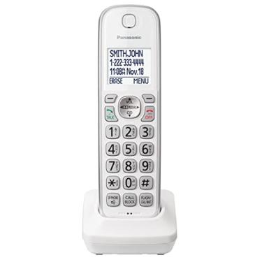 Imagem de Panasonic Telefone sem fio adicional para uso com sistemas de telefone sem fio da série KX-TGD63x - KX-TGDA63W (branco)