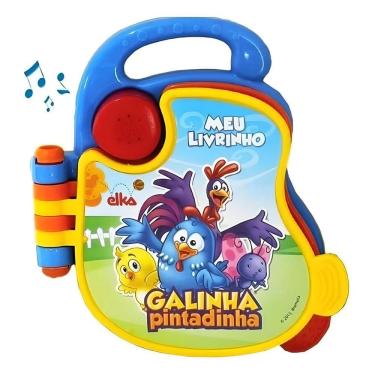 Imagem de Meu Livrinho Galinha Pintadinha Atividades Musical Brinquedo Para Bebês De 9 Meses
