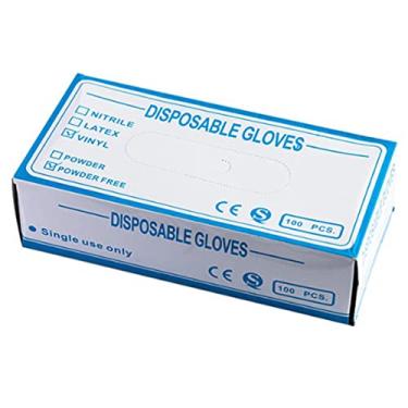 Imagem de Luvas Descartáveis de Poliplástico Para Cozinhar,Luvas Descartáveis de Plástico Com 100 Unidades, Preparação De Alimentos E Serviço De Alimentação, Tamanho único, Luvas Descartáveis seguras Par