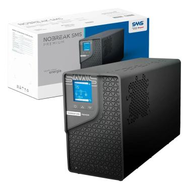 Imagem de Nobreak 1500VA SMS Premium, Senoidal, Bivolt Automático, Saída 115V, 8 Tomadas, Wi-Fi - 29501