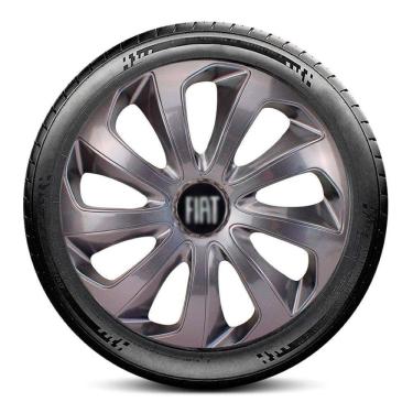 Imagem de Calota LC121 Fiat Aro 15 Grafite Velox Escolha o carro