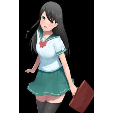 Imagem de Anime Japanese School Girl Art Sketchbook Drawing Notebook