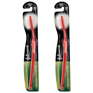 Imagem de Kit 2 Escovas Dental J&J Reach Ultra Clean Média 40