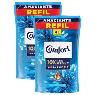 Imagem de Kit 2 Refis Amaciante Comfort Concentrado Intensivo Intense 900ml
