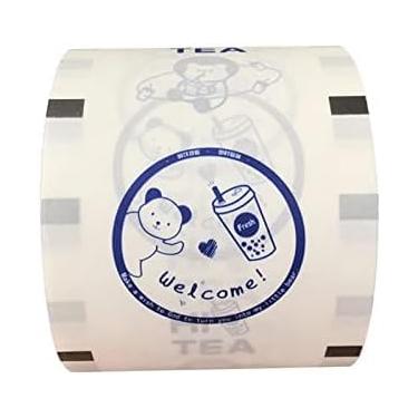 Imagem de Filme Selador De Copos Filme Selador De Leite Com Três Padrões Bonitos Material Saudável Rolo Selador De Copos De Chá 1600 Copos Para Bolha Boba Diâmetro De Vedação De Chá 90-95mm Copos De Plástic