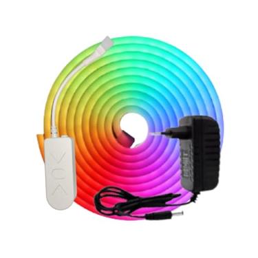 Imagem de EKAZA Lâmpada Smart Inteligente Dream Color 5 Metros NEON RGB-IC Silicone Wi-Fi compatível com Alexa e Google Home - EKGC-T3336