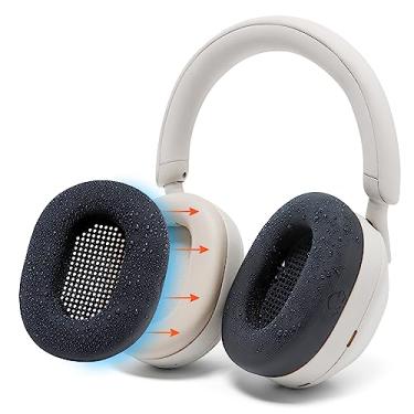 Imagem de WC Sweatz XM5 - Capas de ouvido de fone de ouvido protetoras para Sony WH1000XM5 por WC | Somente compatível com a Sony XM5 sobre os fones de ouvido | SULHOVE E FACILMADO | Preto
