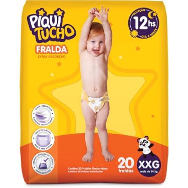 Imagem de Fralda Descartável Infantil Piquitucho Mega EEG