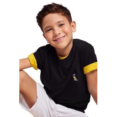 Imagem de Infantil - Camiseta Algodão Lisa Rsv Brasil Reserva Mini Preto  menino