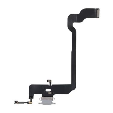 Imagem de Risidamoy Substituição da porta de carregamento do conector Dock para iPhone Xs Repair Headphone Jack Flex Cable Fix USB Charge Microfone Antena Montagem para iPhone XS