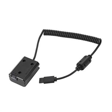 Imagem de SZRMCC Cabo adaptador de bateria para DJI Ronin-S Gimbal DC 12V saída para NP-FW50 DC acoplador bateria falsa para câmera Sony A7 A7S A7R A7S2