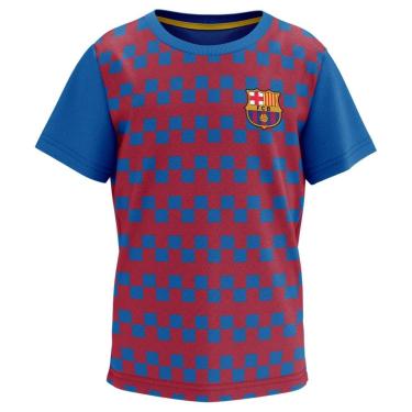 Imagem de Camiseta Braziline Dominant Barcelona Juvenil - Azul-Unissex