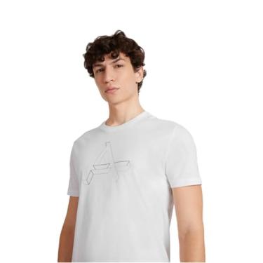 Imagem de Camiseta Aramis Malha Geométrico Branco Tam. GG