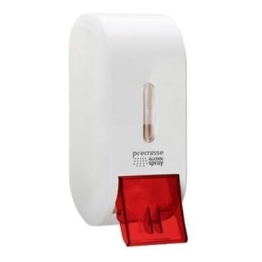 Imagem de SABONETEIRA COMPACTA ALCOOL SPRAY BRANCA S/RESERV PREMISSE