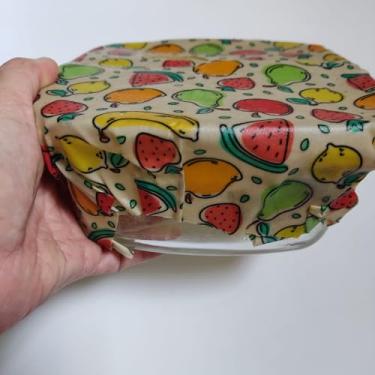 Imagem de Kit de Pano de Cera de Abelha Mix de Frutas PP,P,M,G