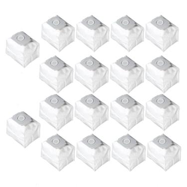 Imagem de Pacote com 18 sacos de pó de substituição para irobot Roomba I&S Series i7 i7+ i8 i8+ i3 i3+ i6 i6+ S9 série completa sacos de eliminação de sujeira