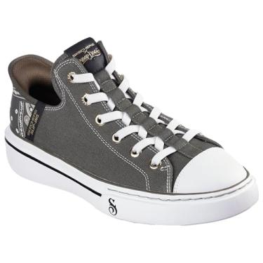 Imagem de Skechers Snoop Dogg:Snoop One-Og Tênis masculino de lona mãos livres sem cadarço, Oliva, 37