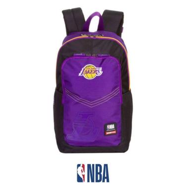 Imagem de Mochila Costas Duplo Compartimento Lakers NBA Legends