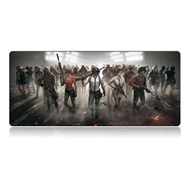 Imagem de Exbom MP7035C, Mouse Pad Extra Grande 700x350x3mm Gamer Base Antiderrapante e Bordas Costuradas Preto