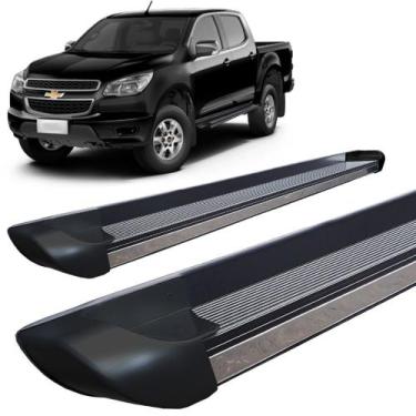 Imagem de Estribo S10 2012 a 2020 Alum personalizado Preto  C D - HOZZ