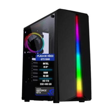 Imagem de Cpu Gamer I5 9 Gtx1660 16Gb Hd 1Tb Ssd 480Gb - Fonecar