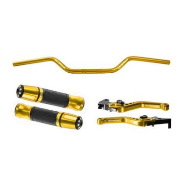 Imagem de Kit Guidão Original Manopla Jupiter Manete Cb250f Twister (Off Racer),