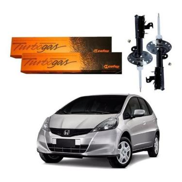 Imagem de Par Amortecedor Dianteiro New Fit 1.4 1.5 2009 A 2013 - Cofap