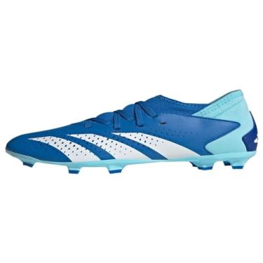 Imagem de adidas Chuteira unissex infantil Predator Accuracy.3 chuteiras de futebol de solo firme, Azul royal brilhante/branco/azul, 11.5 Little Kid