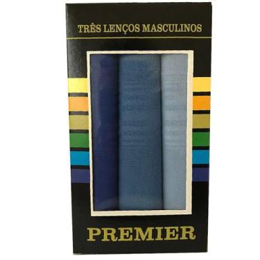 Imagem de Lenços Masculinos De Bolso 39cm 100% Algodão Diversas Cores - Premier,