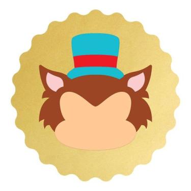Imagem de Cortador Modular Cabeça Lobo Mau Chapeuzinho Vermelho - DOCE IMPRESSO,
