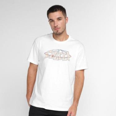 Imagem de Camiseta Colcci Básica Masculina, Off white, GG