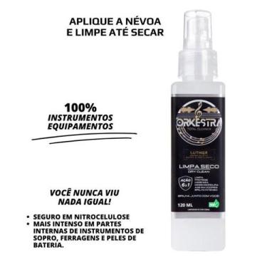 Imagem de Limpador A Seco Para Instrumentos Musicais 120ML Orkestra - Orkestra T