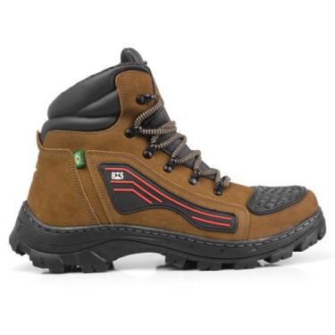 Imagem de Bota Masculina Motoqueiro de Couro Latego Bell Boots, Marrom, 41