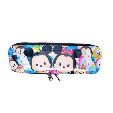 Imagem de Estojo Metal Branco Mickey Minnie Tsum Tsum - Taimes