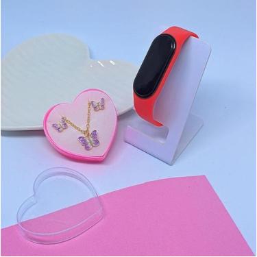 Imagem de Kit Relógio Infantil Digital Led Silicone Esporte Prova água + Conjunt