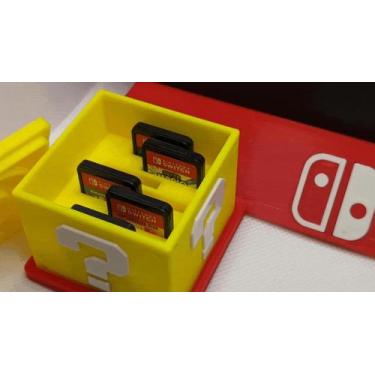 Imagem de Suporte Para Nintendo Switch Dock Tema Super Mario - Zetec 3D