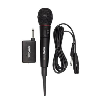 Imagem de Microfone Sem Fio Le-996W microfone para igreja, karaokê microfone Lel