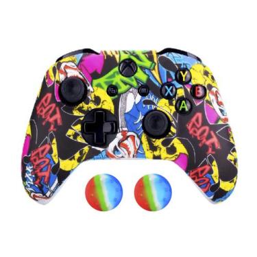 Imagem de Capa Capinha Case Skin p/ Controle de Xbox One, One S X Protetora em S