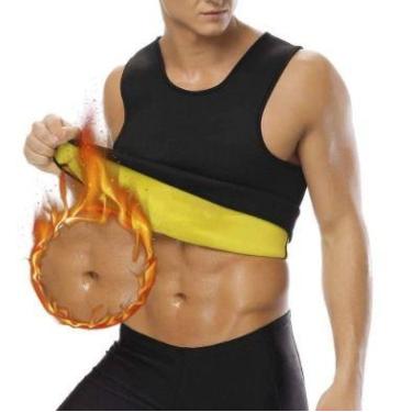 Imagem de Camiseta Regata Modeladora Masculina Fitness Térmica (R35) - Fanáticos