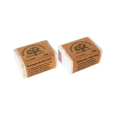 Imagem de Shampoo barra e sabonete Natural Vegano Aloe Vera da Expresso Mata Atl