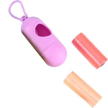 Imagem de Suporte para Saco de Lixo com 2 Rolinhos de 15 Saquinhos - Meu Pet, Li
